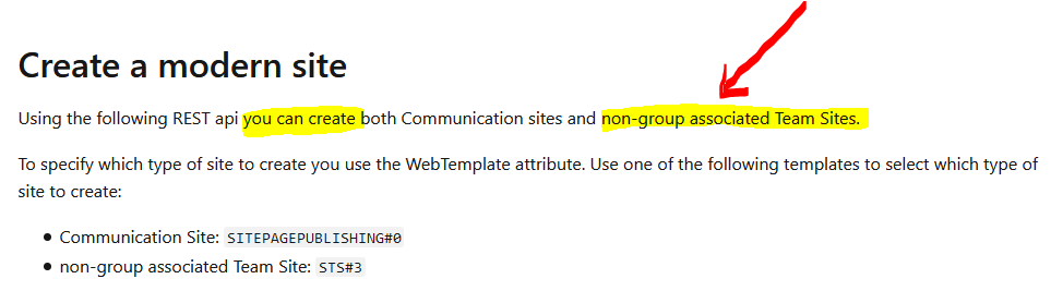 API limitations highlighted in the API docs